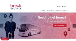 Desktop Screenshot of breakshuttle.com